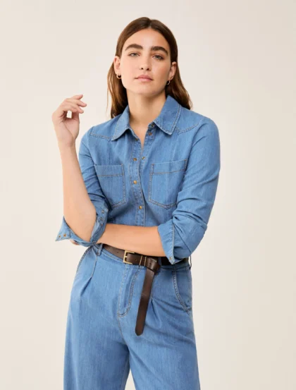 Lightweight denim shirt - PENNYBLACK